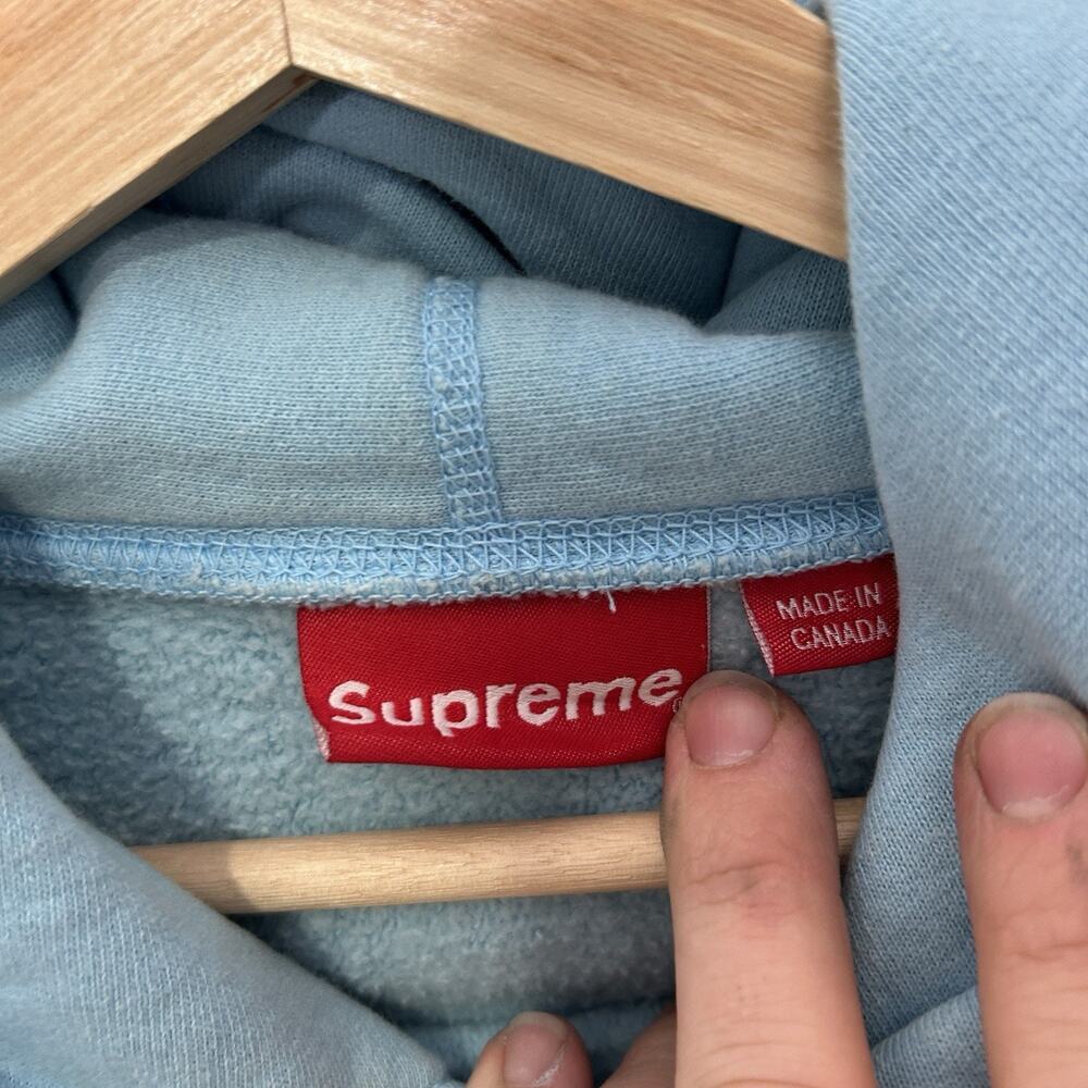 Supreme Higher Learning Gems Hoodie “Blue” SS20 - Picture 6 of 12